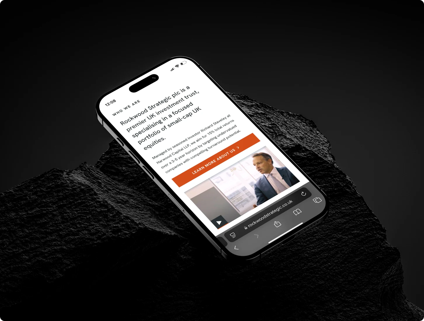Rockwood Strategic mobile experience
